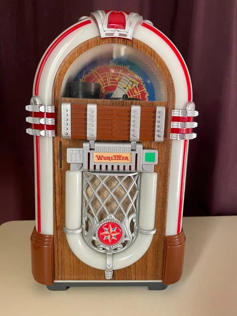 Vintage Wurlitzer Leadworks Jukebox Toy Fifties 1950's No Tapes or Battery Door