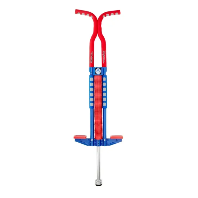 Master Pogo Stick for Boys and Girls Age 9 and Up, 80 to 160 Lbs., Red/White/Blu