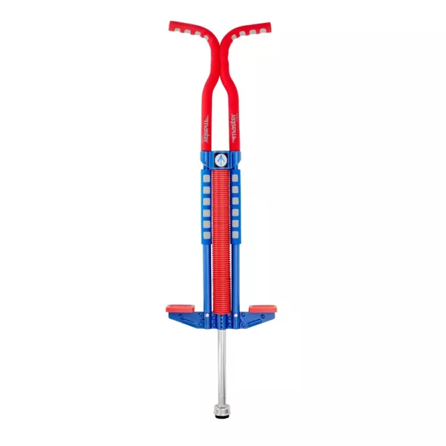 Master Pogo Stick for Boys and Girls Age 9 and Up, 80 to 160 Lbs., Red/White/Blu