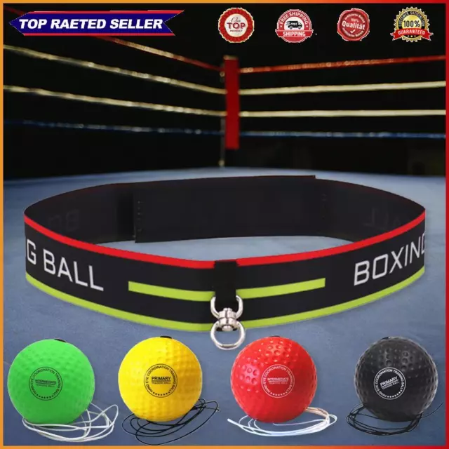 Gym Boxing Reflex Speed Ball with Headband MMA Sanda Boxer Raising Reaction