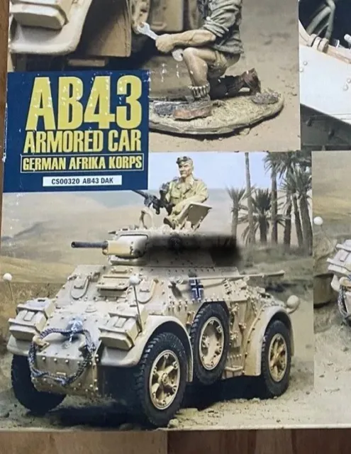 The Collectors Showcase CS00320 Afrika Korps Beutefahrzeug AB43 Italian Forces