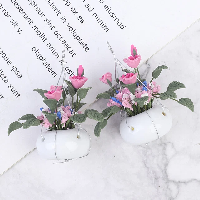 1:12 Dollhouse Miniature Scene Model Potted Plant Pretend Play Toy MiniFurni.t2