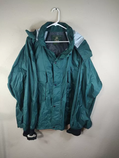 ORVIS WADING JACKET Fly Fishing Waterproof Hooded Blue Mens Size L EUC  $84.84 - PicClick
