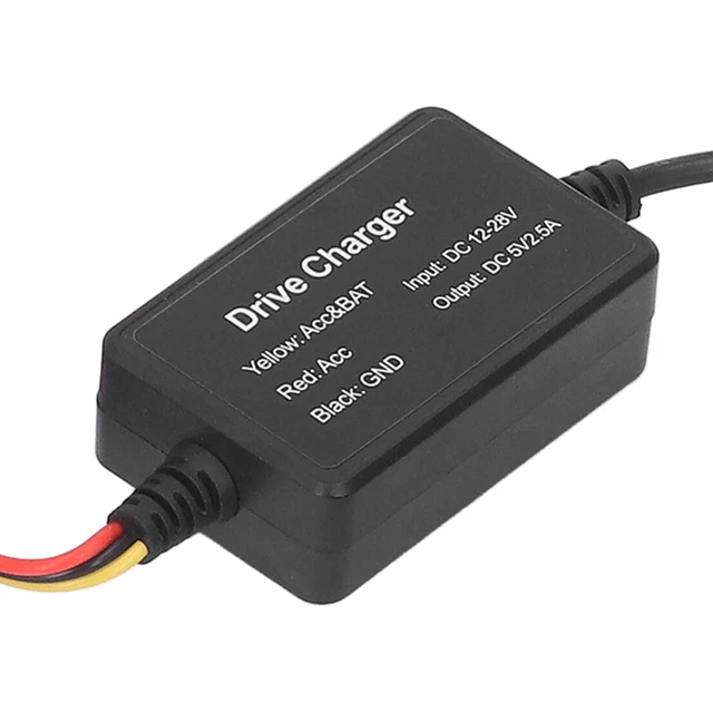 (Micro)Dash Cam Hardwire Kit 10W Wide Compatibility Mini USB Hard Wire Kit For