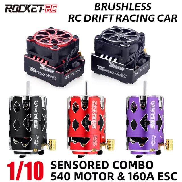 Surpass Hobby Rocket-RC Thunder 540 Brushless Motor & ESC Combo for 1/10  RC Car