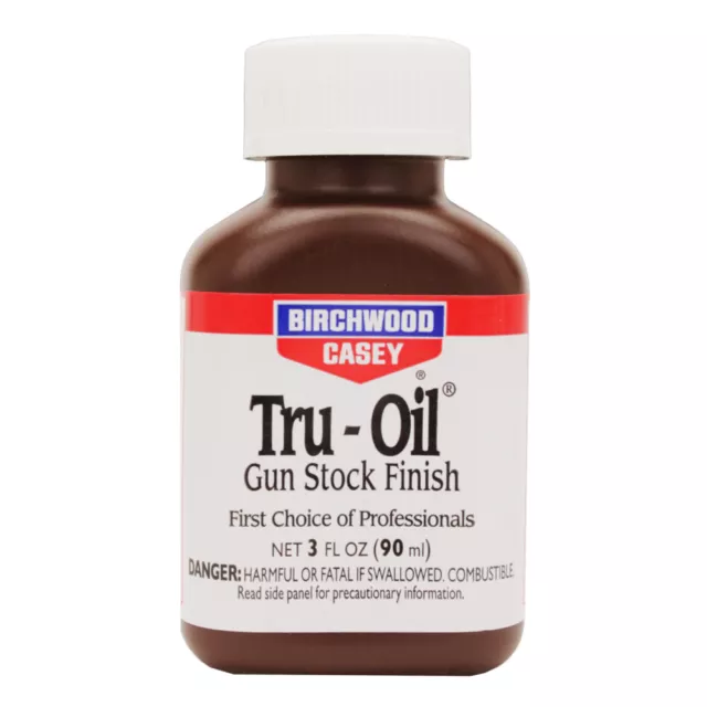 Birchwood Casey Tru-Oil Waffe Lager Finish / Stain 89ml Mit 2 Saugfähig Polster 2