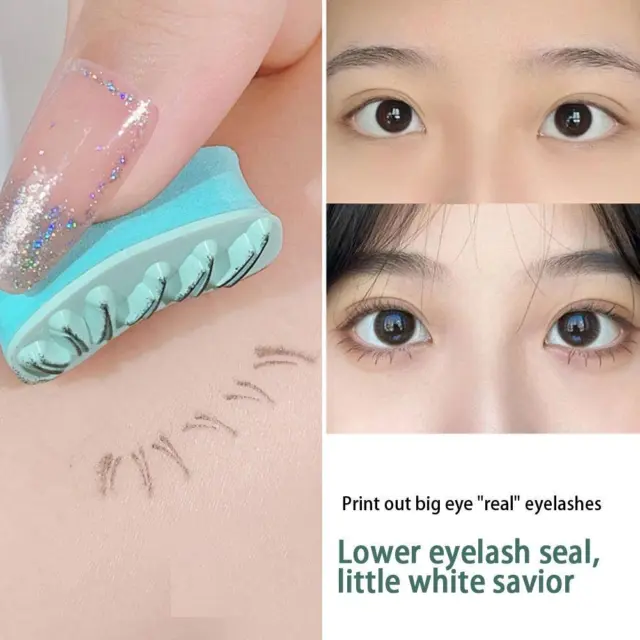 Silicone Lower Eyelash Seal Stamp Lower Eyelash Assistant Cosmetics^ Makeup U9