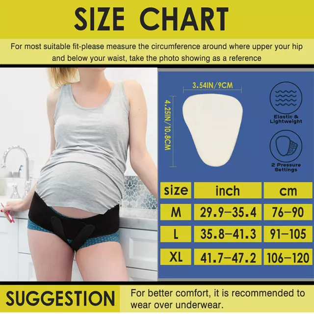 Pregnant Women's Low Waist Belly Support Belt For Maternity Pelvic Support Strap 2