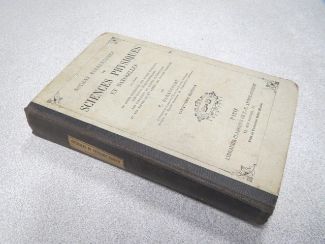 Notions Elementaires De Sciences Physiques Et Naturelles Haraucourt 1887 *