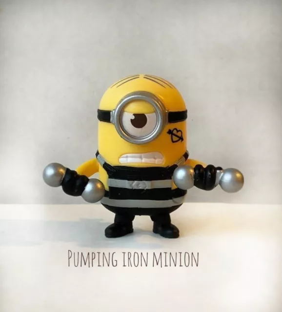 2017 McDonalds Happy meal toys - Despicable me 3 - Pumping iron minion