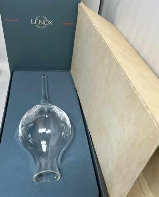 LENOX Optika Vintage Crystal 8.75" Holiday Christmas Tree Topper Finial