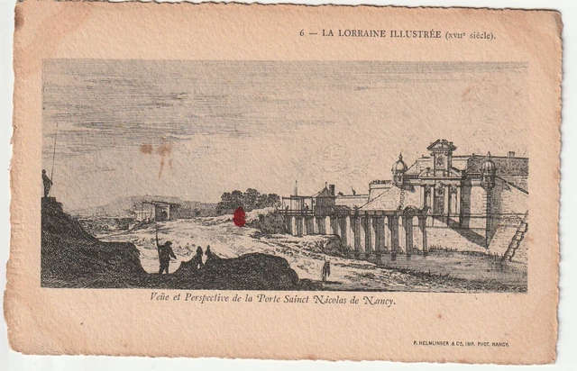 NANCY - CPA 54 - Série le Vieux NANCY - Porte St Nicolas - série Lorraine illust