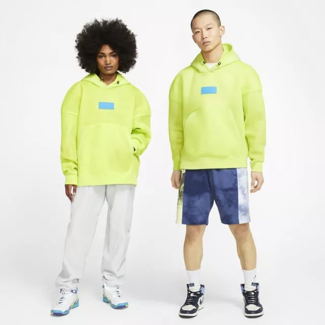 NIKE AIR JORDAN 23 Engineered Spacer Mesh Hoodie Pullover Green Size XS 64.99 PicClick UK