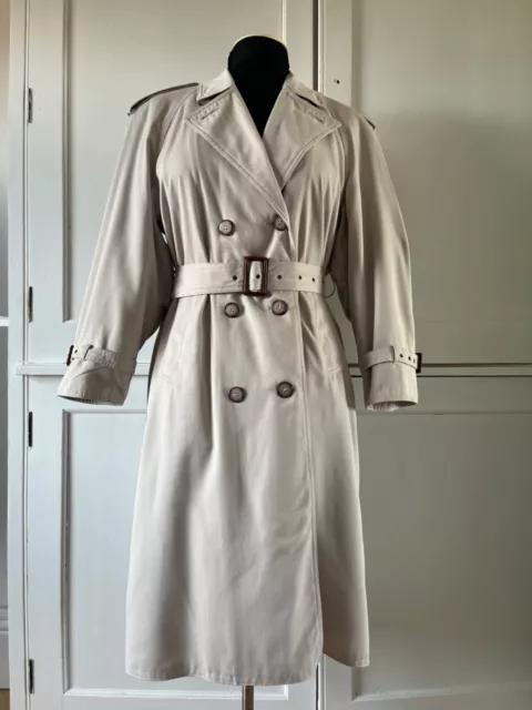 VINTAGE AQUABURY LADIES beige Mac trench detachable lining UK 8 10 12 19.99 PicClick UK