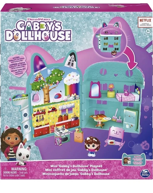 GABBY’S DOLLHOUSE, MINI Dollhouse Playset With Gabby Girl Toy Figure £