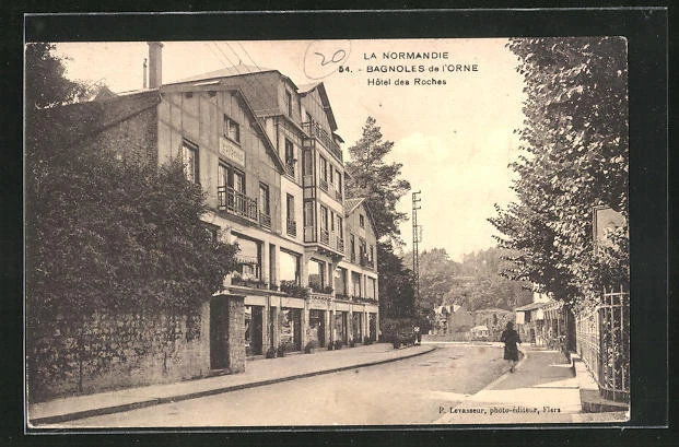 CPA Bagnoles-de-l´Orne, Hotel des Roches