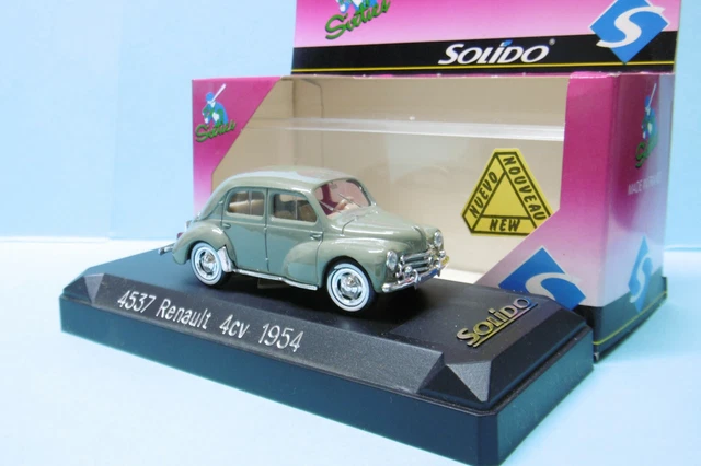 Solido Sixties - RENAULT 4CV 1954 vert réf. 4537 BO 1/43