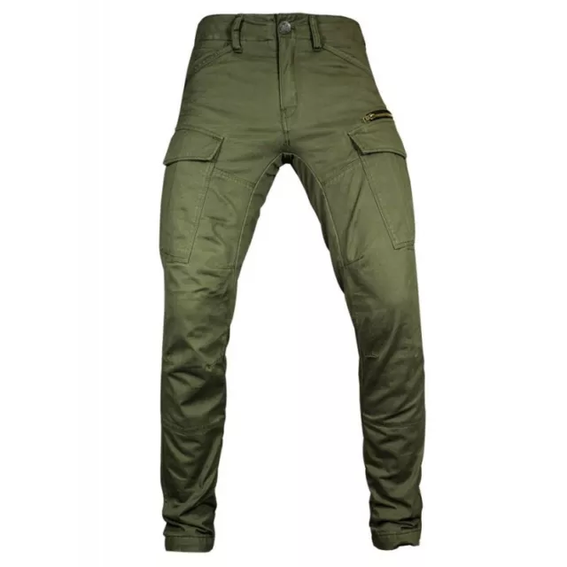 John Doe Cargo Stroker Men olive XTM W38 L30 Motorradjeans Cargohose Aramid 2