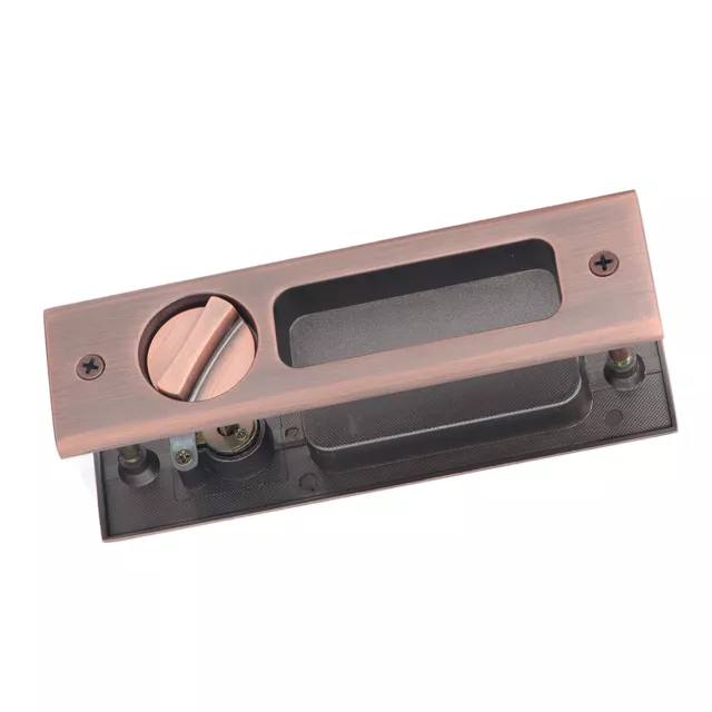 Recessed Handle Door Lock Hardware Rust Proof Zinc Alloy Prevent Theft