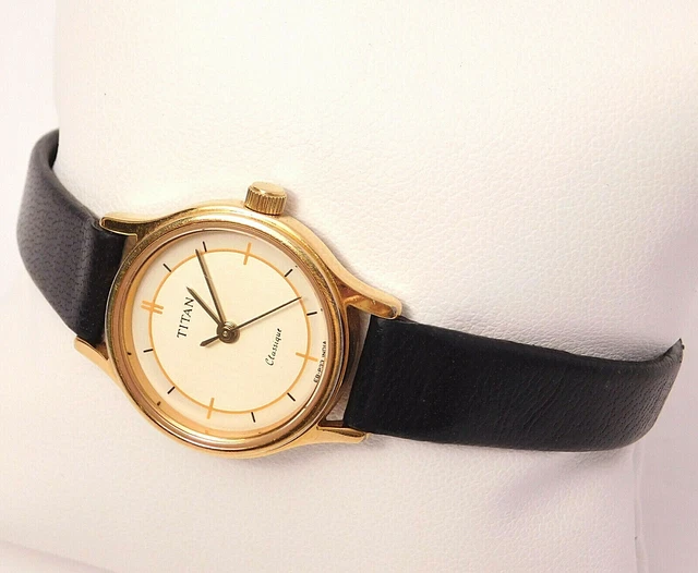 Titan quartz 18k gold plated clearance