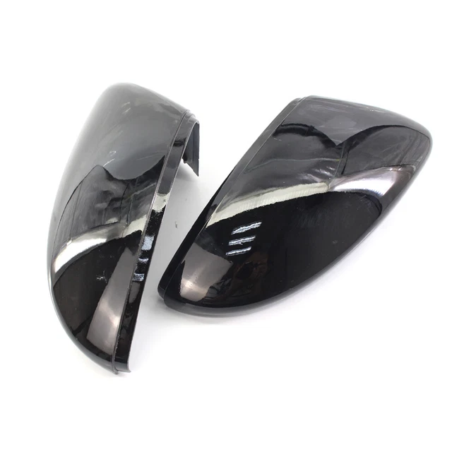 2 Gloss REAR VIEW DOOR WING MIRROR COVER FOR VW BEETLE CC PASSAT JETTA SCIROCCO