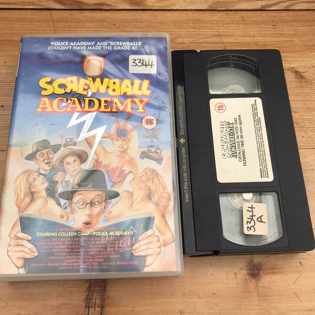 SCREWBALL ACADEMY BIG Box Ex Rental Vhs Tape £8.54 PicClick UK
