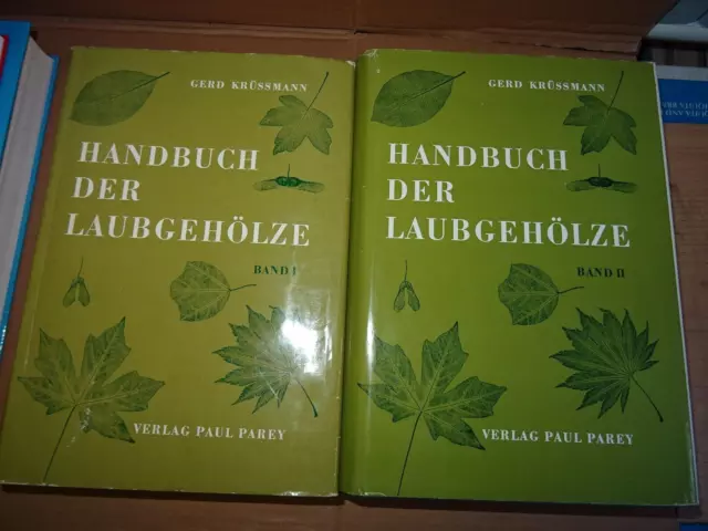 Gerd Krüssmann - Handbuch der Laubgehölze. Bd. 1 + 2 im Schuber