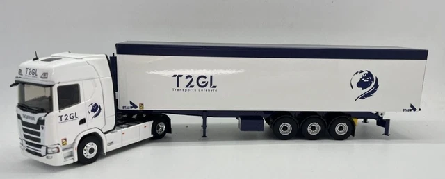 Eligor 1/43 Mercedes Actros MP3 Semi-remorque BMV Transports, Modèle Hors Commerce 114289