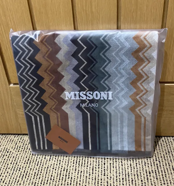 BNWT Missoni Giacomo Zig Zag  Bath Towel 70cm x 140cm In Pack