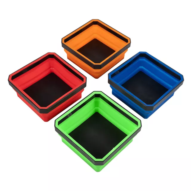 (1) Magnetic Parts Tray Tool Tray With Strong Magnet Base Foldable And