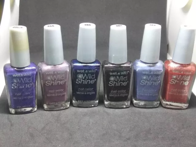 Wet n Wild WILD SHINE lang anhaltender stärkender Nagellack sortiert SCHNELL KOSTENLOSER P&P