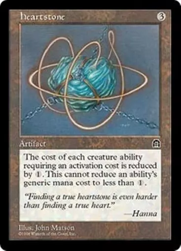 HEARTSTONE Stronghold MTG Artifact Unc