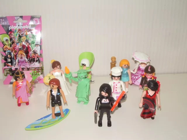 /// Figurine serie 3 figures Playmobil 5244 GIRL FILLE liberté princesse NEUF