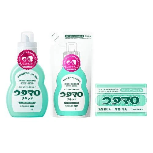 Toho Utamaro Soap + Liquid body + Refill Washing 3-piece set