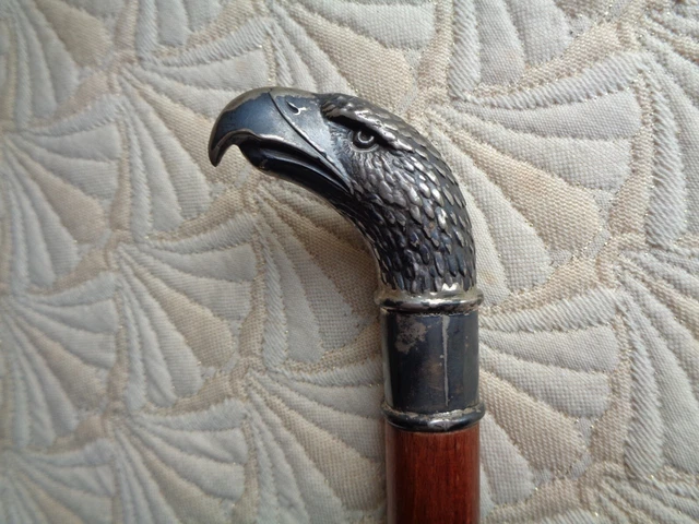 Canne Gentleman H7026 – Pommeau Classique Tête De Cheval – Style Gothique Et PMU