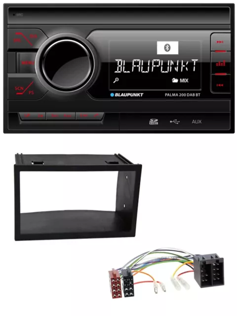 Blaupunkt MP3 Bluetooth DAB 2DIN SD USB Autoradio für VW Golf 4 Polo T4 Fox Pass