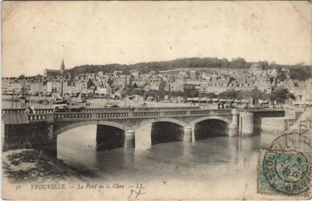 CPA FINDILLE Le Pont de la Gare (1225416)