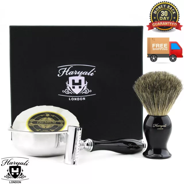 Luxury Wet Shaving Kit For Men Shave & Hair Removal, Men's Grooming Set Complete