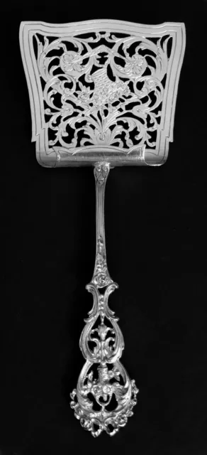 Antique Hanau Sterling Silver Server 19th Century