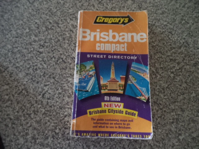 Gregorys street directory compact Brisbane 1998