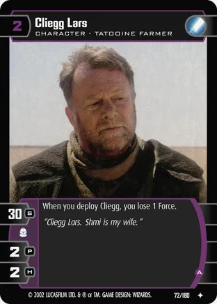 Cliegg Lars (A) - Attack of the Clones - Star Wars TCG