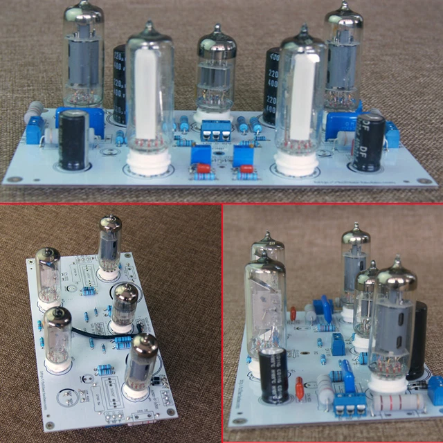 6N2/6N1+6P1 3W*2 HIFI Stereo Vacuum Tube Amp Power Amplifier PCB bare