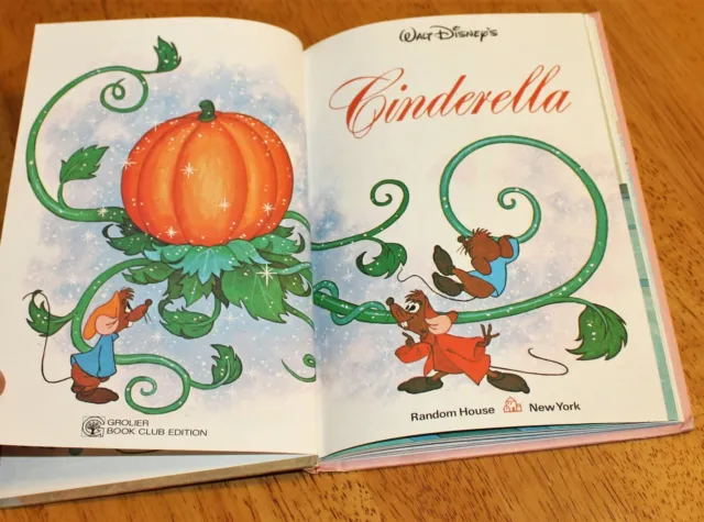 Disney Wonderful World of Reading: WALT DISNEY'S CINDERELLA - Hardcover - GUC 3