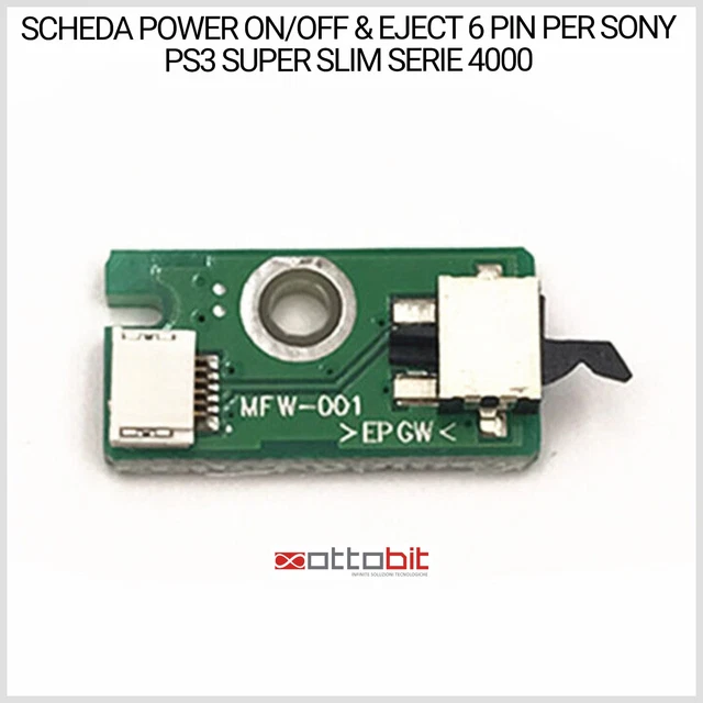 Power Switch On Off PS3 Super Slim Power Switch Board Replacement