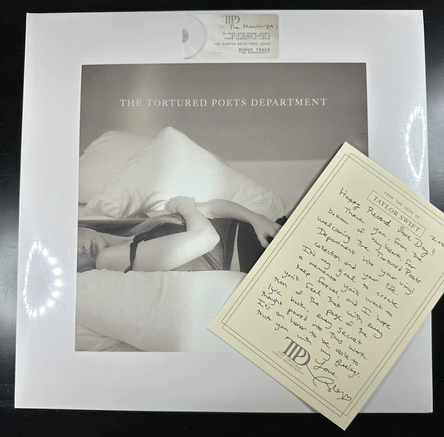 TAYLOR SWIFT TORTURED Poets Department GHOST WHITE Vinyl 2LP RSD 2025