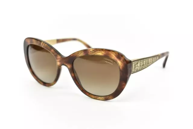 Chanel 5233 Tortoise Shell CC Brown Sunglasses - Boca Pawn