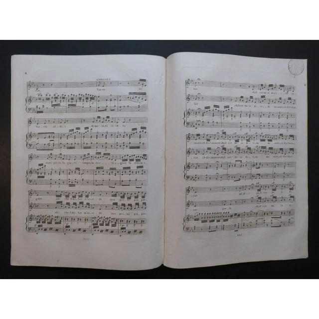 MAYR Giovanni Simone Lodoïska No 2 Chant Piano ou Harpe ca1800 4