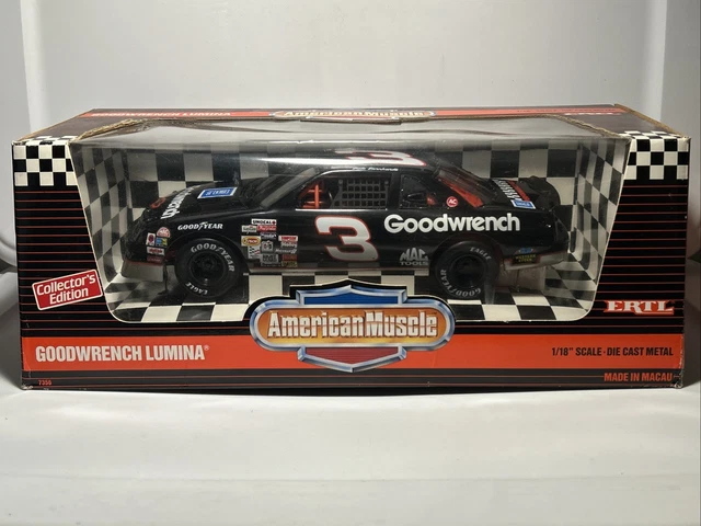 AmericanMuscle 1/18スケールGOODWRENCH LUMINA Ertl American Muscle Goodwrench Lumina Dale Earnhardt 1 18