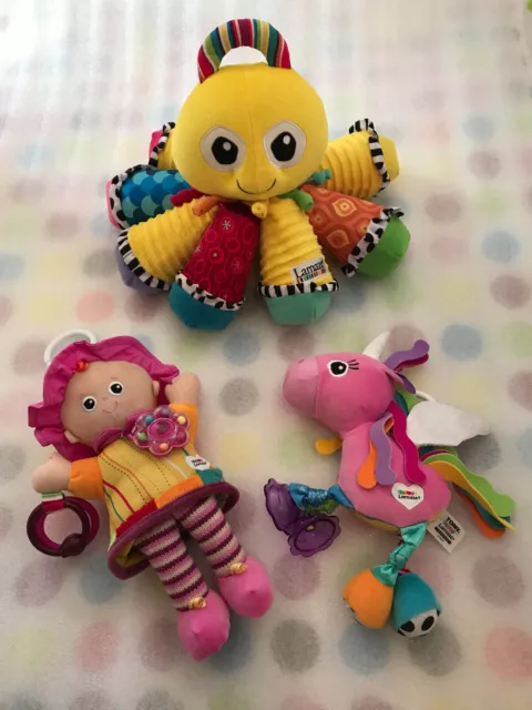 Lamaze Bright Colourful Baby Sensory Toys Job Lot X 3 Bundle