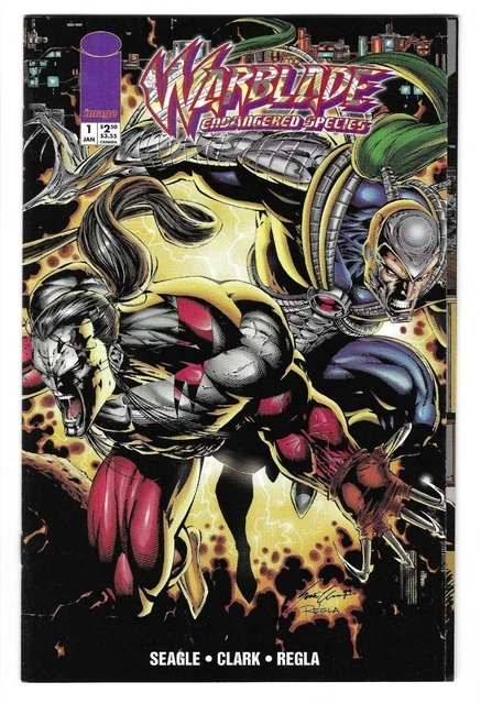 WARBLADE: ENDANGERED SPECIES #1 -- HI-GRADE! Image! Jan 1995! NM-     ***B3G1***